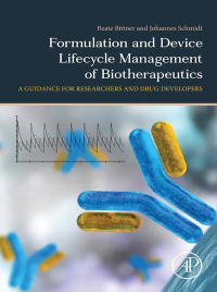 Imagen de portada: Formulation and Device Lifecycle Management of Biotherapeutics 9780128237410