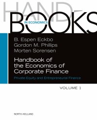 Titelbild: Handbook of the Economics of Corporate Finance 1st edition 9780128201497