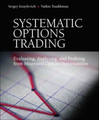 Immagine di copertina: Systematic Options Trading 1st edition 9780137085491