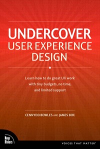 Cover image: Undercover User Experience Design 1st edition 9780321719904