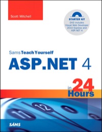 Imagen de portada: Sams Teach Yourself ASP.NET 4 in 24 Hours 1st edition 9780672333057