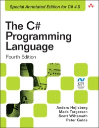 Immagine di copertina: C# Programming Language (Covering C# 4.0), The 4th edition 9780321741769