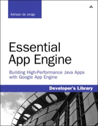 Cover image: Essential App Engine 1st edition 9780321742636