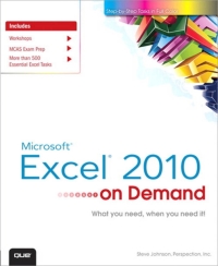 表紙画像: Microsoft Excel 2010 On Demand, Portable Documents 1st edition 9780132491532