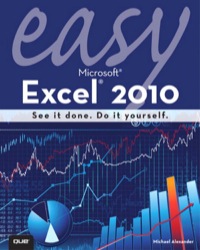 Cover image: Easy Microsoft Excel 2010 1st edition 9780789742872