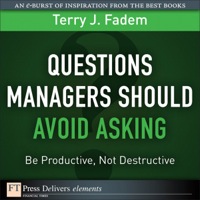 Imagen de portada: Questions Managers Should Avoid Asking 1st edition 9780132542395
