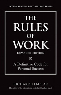 Cover image: Rules of Work, Expanded Edition, The 2nd edition 9780137072064