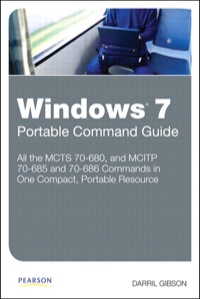 Imagen de portada: Windows 7 Portable Command Guide 1st edition 9780789747358
