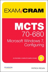 Omslagafbeelding: MCTS 70-680 Exam Cram 1st edition 9780789747341