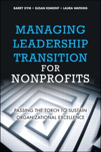 Imagen de portada: Managing Leadership Transition for Nonprofits 1st edition 9780134770277