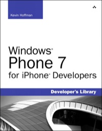 Omslagafbeelding: Windows Phone 7 for iPhone Developers 1st edition 9780672334344