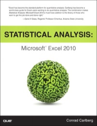 表紙画像: Statistical Analysis 1st edition 9780789747204