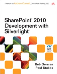 Cover image: SharePoint 2010 Development with Silverlight 1st edition 9780321769596