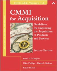Imagen de portada: CMMI for Acquisition 2nd edition 9780321711519