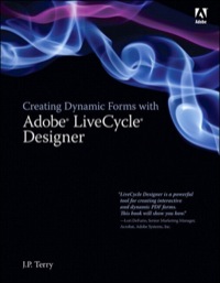 Imagen de portada: Creating Dynamic Forms with Adobe LiveCycle Designer 1st edition 9780321509871