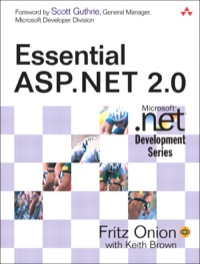 صورة الغلاف: Essential ASP.NET 2.0 2nd edition 9780321237705