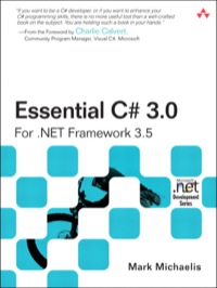 Cover image: Essential C# 3.0 2nd edition 9780132701594
