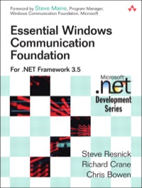 Cover image: Essential Windows Communication Foundation (WCF) 1st edition 9780321440068
