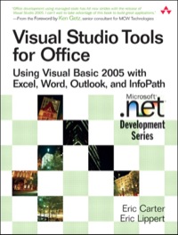 Imagen de portada: Visual Studio Tools for Office 1st edition 9780321411754
