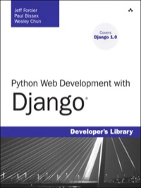 Cover image: Python Web Development with Django 1st edition 9780132356138