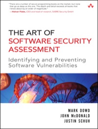 Cover image: Art of Software Security Assessment, The 1st edition 9780321444424