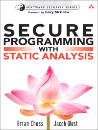 Titelbild: Secure Programming with Static Analysis 1st edition 9780321424778