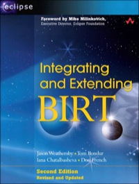 Imagen de portada: Integrating and Extending BIRT 2nd edition 9780321580306