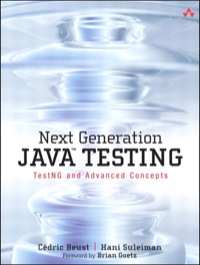 Imagen de portada: Next Generation Java Testing 1st edition 9780321503107