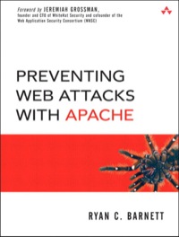 Omslagafbeelding: Preventing Web Attacks with Apache 1st edition 9780321321282