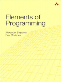 Omslagafbeelding: Elements of Programming 1st edition 9780321635372