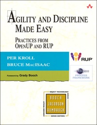 صورة الغلاف: Agility and Discipline Made Easy 1st edition 9780321321305