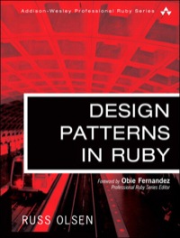 Imagen de portada: Design Patterns in Ruby (Adobe Reader) 1st edition 9780321490452