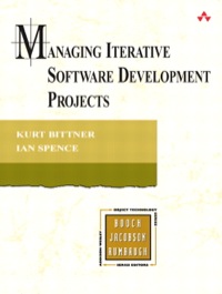 Imagen de portada: Managing Iterative Software Development Projects 1st edition 9780321268891