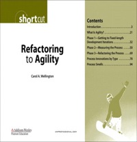 Imagen de portada: Refactoring to Agility (Digital Shortcut) 1st edition 9780132702584