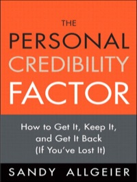 صورة الغلاف: Personal Credibility Factor, The 1st edition 9780132082792