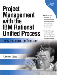 Imagen de portada: Project Management with the IBM Rational Unified Process 1st edition 9780321336392