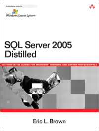 Cover image: SQL Server 2005 Distilled 1st edition 9780321349798