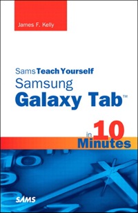 Omslagafbeelding: Sams Teach Yourself Samsung GALAXY Tab in 10 Minutes 1st edition 9780672336829