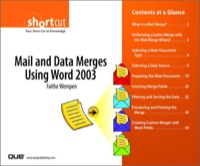 Imagen de portada: Mail and Data Merges Using Word 2003 (Digital Short Cut) 1st edition 9780132713245