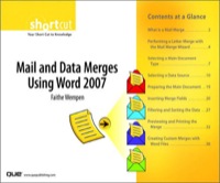 Cover image: Mail and Data Merges Using Word 2007 (Digital Short Cut) 1st edition 9780132713252
