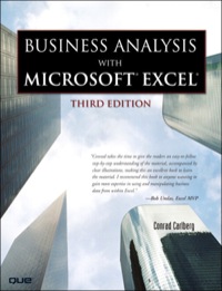 Omslagafbeelding: Business Analysis with Microsoft Excel 3rd edition 9780132713597