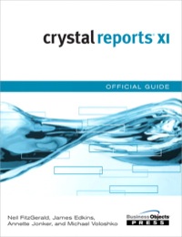 Imagen de portada: Crystal Reports XI Official Guide 1st edition 9780672329173