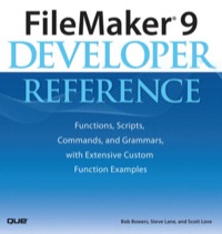 Cover image: FileMaker 9 Developer Reference 1st edition 9780132713764