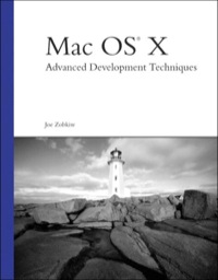 Imagen de portada: Mac OS X Advanced Development Techniques 1st edition 9780672325267