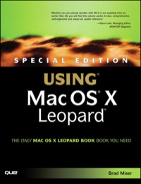 Cover image: Special Edition Using Mac OS X Leopard 1st edition 9780132714556