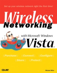 Imagen de portada: Wireless Networking with Microsoft Windows Vista 1st edition 9780789737014