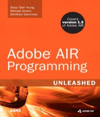 Omslagafbeelding: Adobe AIR Programming Unleashed 1st edition 9780132715157