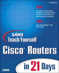 Immagine di copertina: Sams Teach Yourself Cisco Routers in 21 Days 1st edition 9780672322969