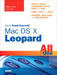 Omslagafbeelding: Sams Teach Yourself Mac OS X Leopard All in One 1st edition 9780132715515