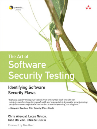 Cover image: The Art of Software Security Testing 1st edition 9780132715751